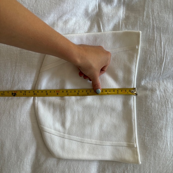 Aritzia Babaton Sculpt Knit Bustier Tube Top in White - Picture 7 of 8